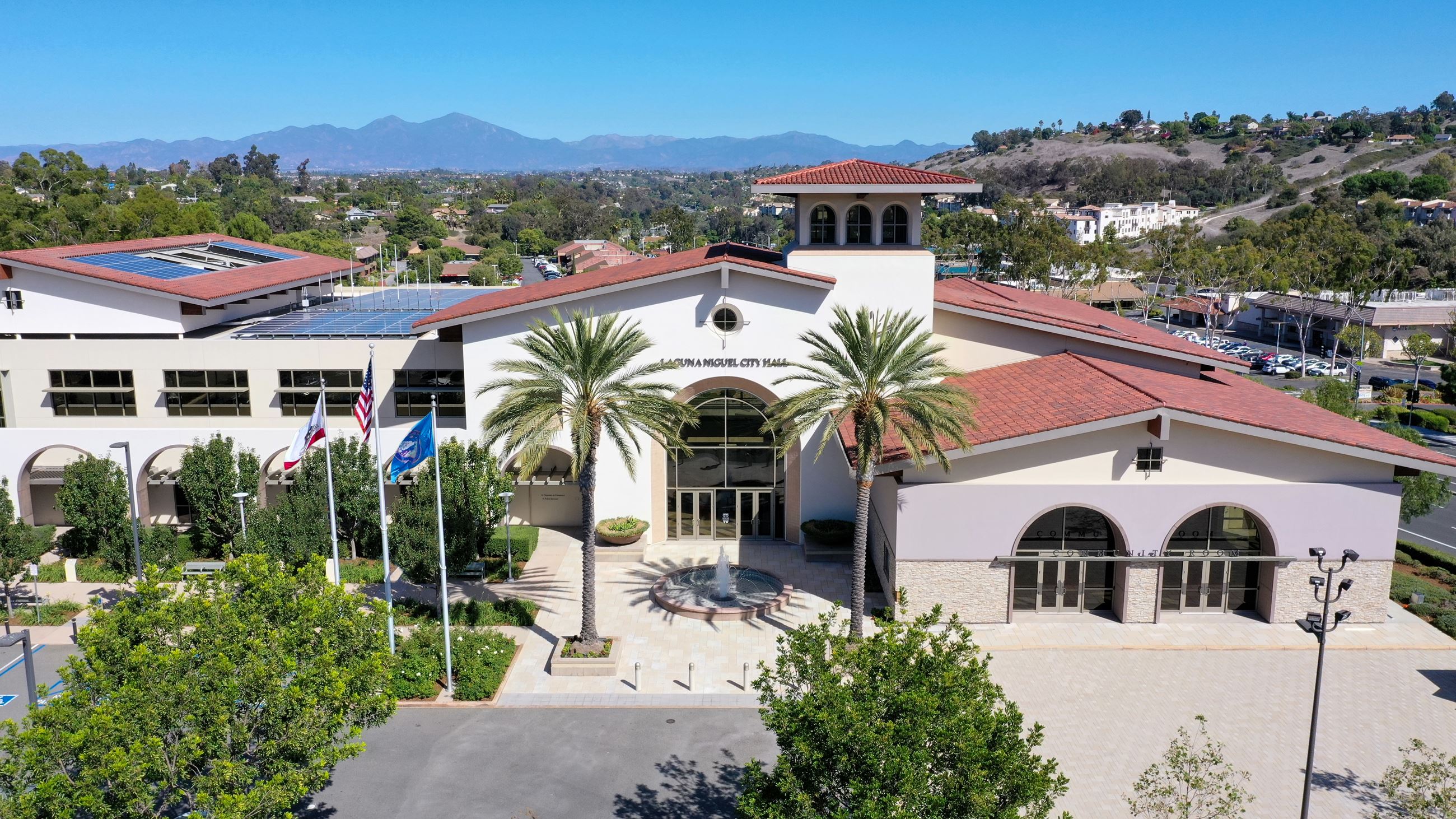 Aerial view of Laguna Niguel City Hall 