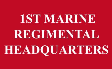 1st Marine Regimental Headquarters Unit Tab