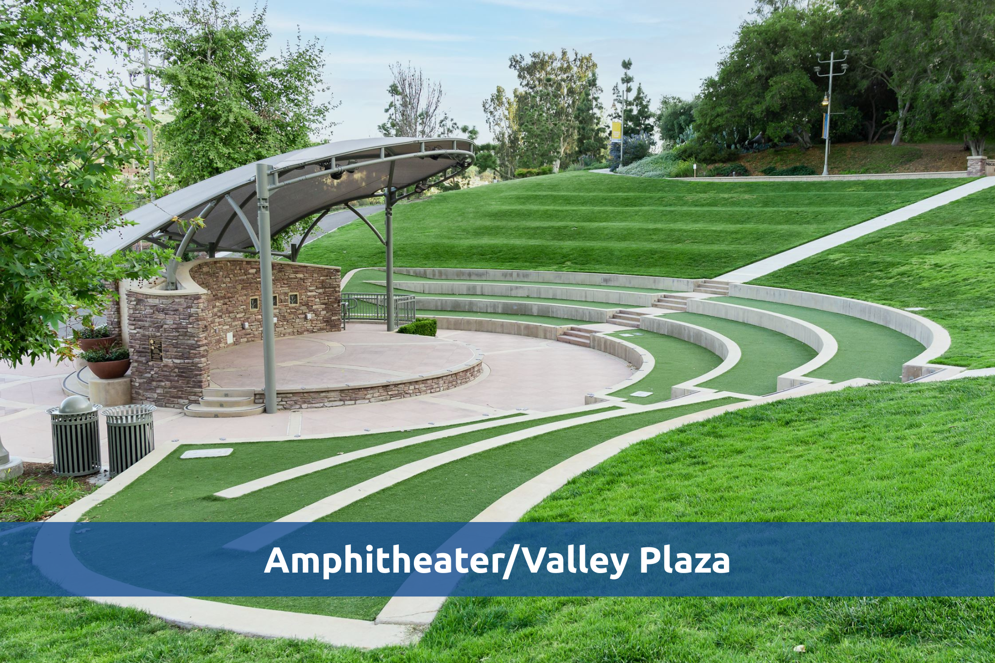 Amphitheater & Valley Plaza at Crown Valley Park in color