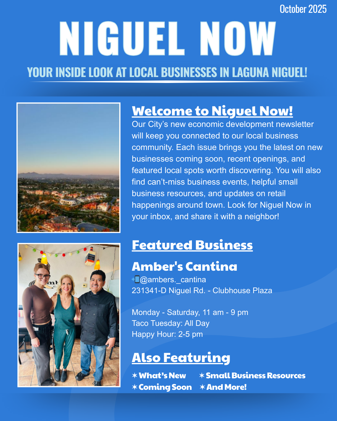 Newsletter Flyer - Highlight Reel-Oct. 2025